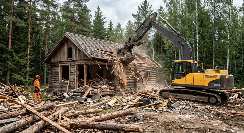 Cabin Demolition in Somerset County, NJ