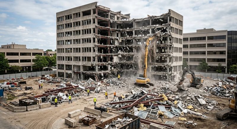 Commercial Building Demolition in Bergen County, NJ
