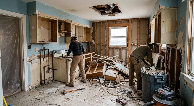 Kitchen Demolition in Frederick, MD