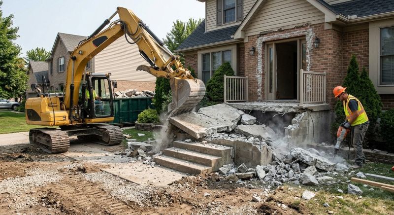 Cement Demolition in Sacramento, CA