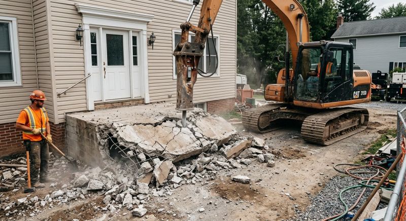 Cement Removal in Bergen County, NJ