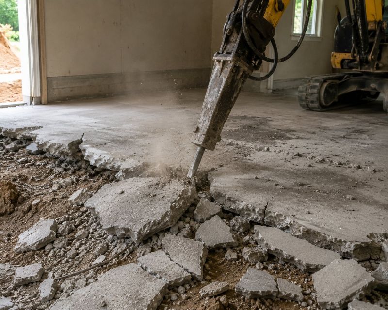 Concrete Wall Demolition in Sacramento, CA