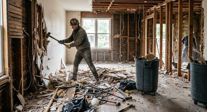 Hearth Demolition in Frederick, MD