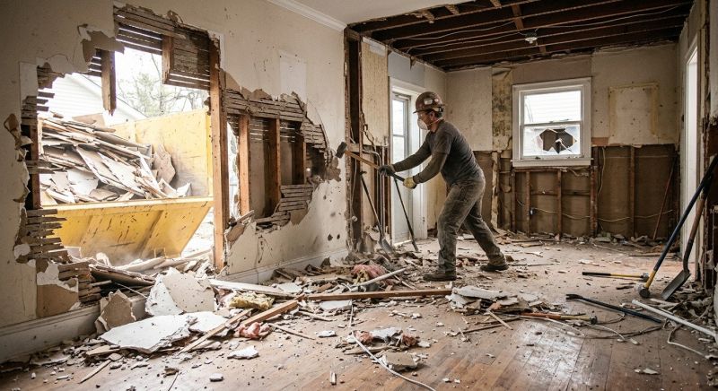 Interior Wall Demolition in Frederick, MD
