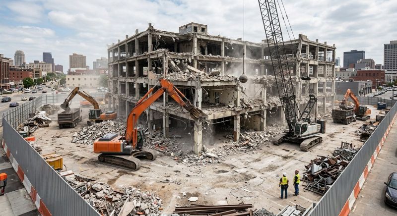 Warehouse Demolition in Sacramento, CA